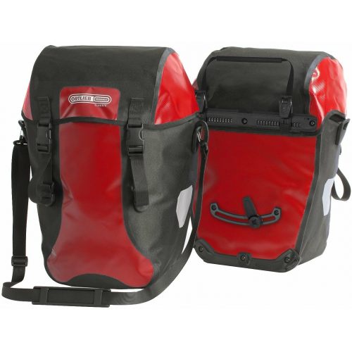 ORTLIEB Seitentaschen Paar Bike-Packer Classic (2x)20 Liter red - black