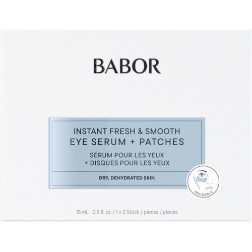 BABOR Instant Fresh & Smooth Eye Serum + Patches