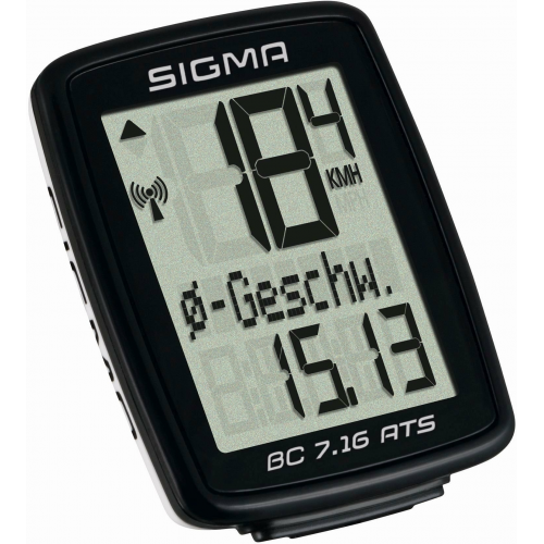 Sigma BC 7.16 ATS wireless Computer schwarz