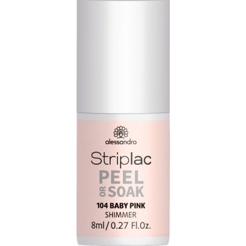 Alessandro Striplac Peel or Soak 104 Baby Pink 8 ml