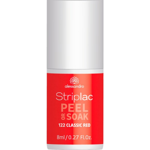 Alessandro Striplac Peel or Soak 122 Classic Red 8 ml