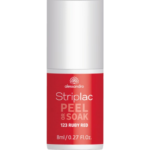 Alessandro Striplac Peel or Soak 123 Ruby Red 8 ml