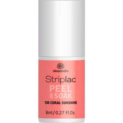 Alessandro Striplac Peel or Soak 130 Coral Sunshine 8 ml