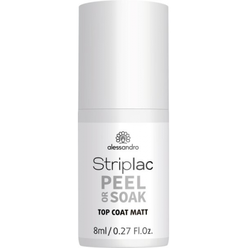 Alessandro Striplac Peel or Soak Top Coat Matt 8 ml