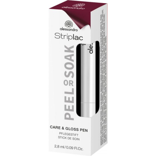 Alessandro Striplac Peel or Soak Care & Gloss Finish