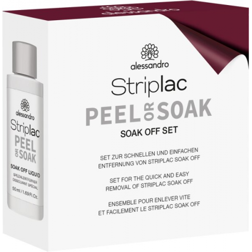 Alessandro Striplac Peel or Soak Soak Off Set