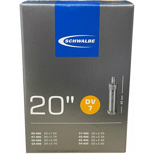 Schwalbe Fahrradschlauch DV 7 / 40mm schwarz