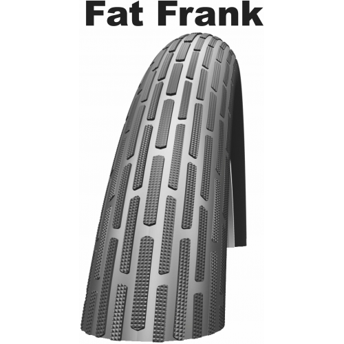 Schwalbe Performance Line-Kevlar Guard-Basic Compound, Drahtreifen,28 Fat Frank (50-622) schwarz/schwarz