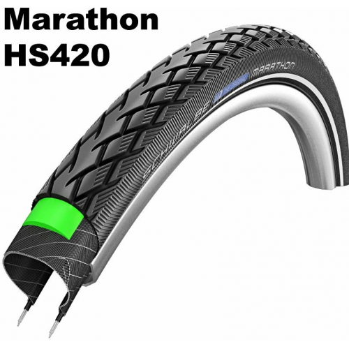 Schwalbe Performance Line - GreenGuard,26&quot; Marathon 47-559 schwarz/schwarz