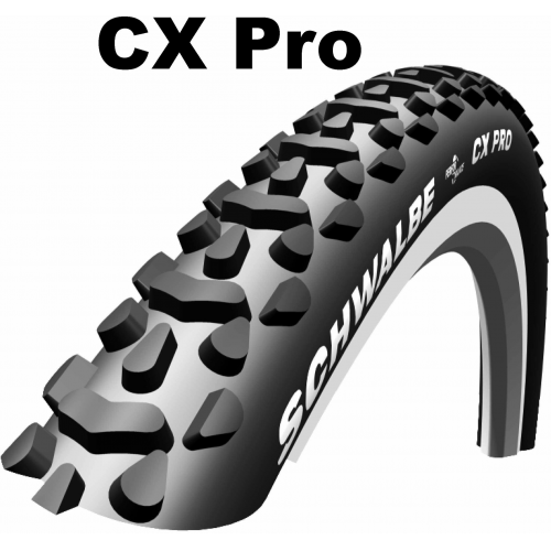 Schwalbe Performance Line - Dual- Cross- Drahtreifen, 28 Zoll CX Pro (30-622) schwarz/schwarz