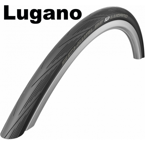 Schwalbe Active Line-K-Guard-Silica-Faltreifen, 28 Zoll Lugano II (25-622) schwarz/schwarz