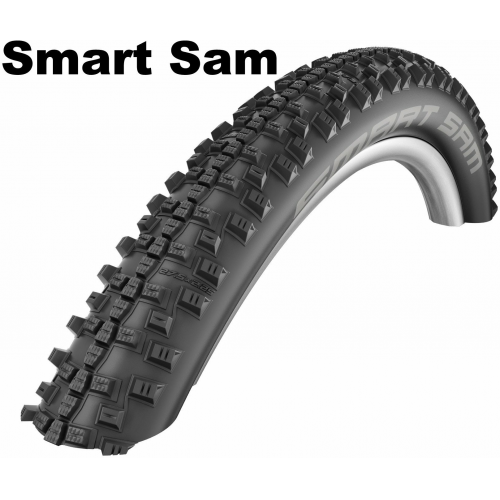 Schwalbe Performance Line-Addix-Lite Skin-Drahtreifen, 28 Zoll Smart Sam (37-622) schwarz/schwarz