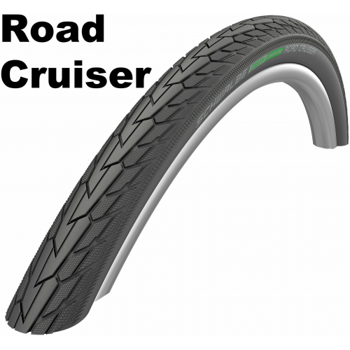 Schwalbe Active Line - K-Guard - Drahtreifen, 28 Zoll Road Cruiser (37-622) schwarz/schwarz