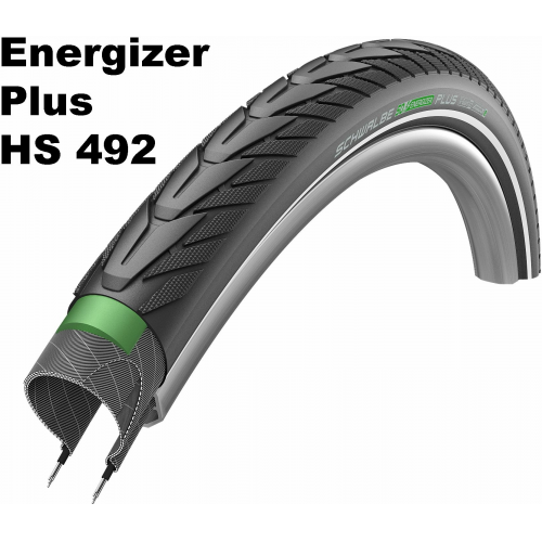 Schwalbe Performance Line - GreenGuard,28&quot; Energizer Plus 37-622 schwarz/schwarz