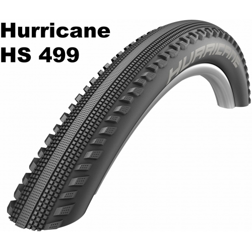 Schwalbe Performance Line, E-50 - Drahtreifen HS 499 - Tube - 29 Zoll Hurricane (57-622) schwarz/schwarz