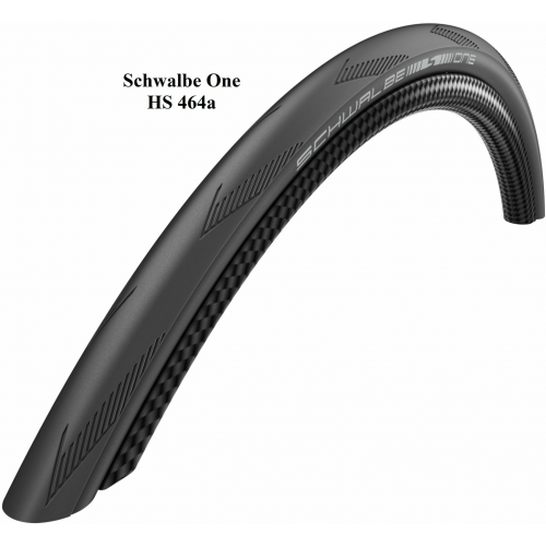 Schwalbe R 464a One s/s pl fal tt 28-622 One HS 464a Tube Type schwarz/schwarz