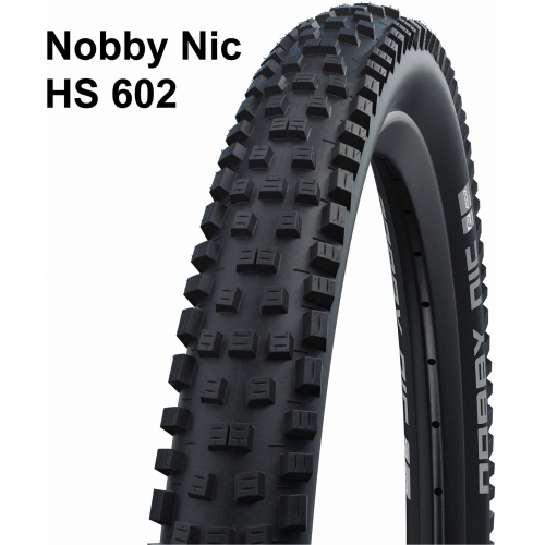 Schwalbe Performance Line, Faltreifen -HS 602, 27,5 Zoll Nobby Nic (57-584) schwarz/schwarz