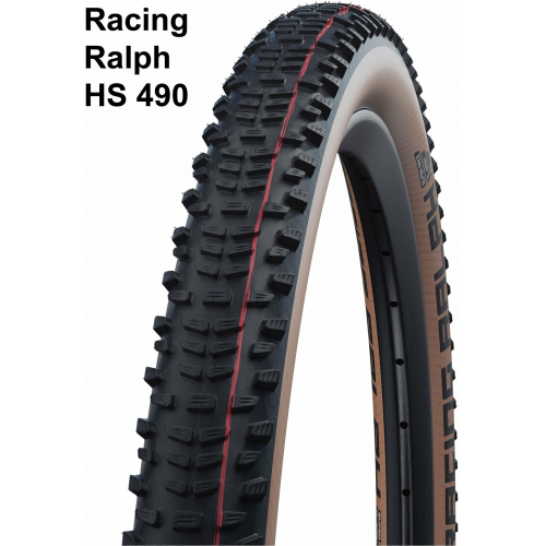 Schwalbe Evolution Line, Super Race -  TLE - Faltreifen  HS 490- 29 Zoll Racing Ralph (57-622) schwarz/transparent