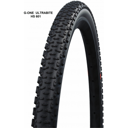 Schwalbe Evolution Line, Super Ground - Faltreifen - HS 601 - TLE - E-25 - 28 Zoll G-One Ultrabite (40-622) schwarz/schwarz