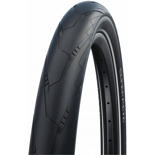 Schwalbe Performance Line, DD, RaceGuard - Tube - E-50 - Drahtreifen HS 605, 27,5 Zoll Super Moto (62-584) schwarz/schwarz