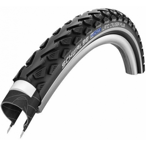 Schwalbe Reifen Land - PunctureGuard - Active Line - Drahtreifen, 27,5 Zoll Cruiser Plus (50-584) schwarz