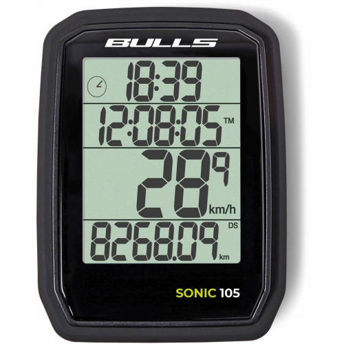 BULLS Fahrradcomputer Sonic 105 schwarz schwarz