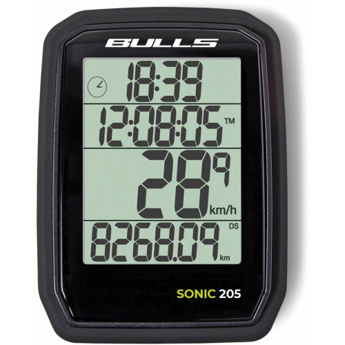 BULLS Fahrradcomputer Sonic 205 schwarz schwarz