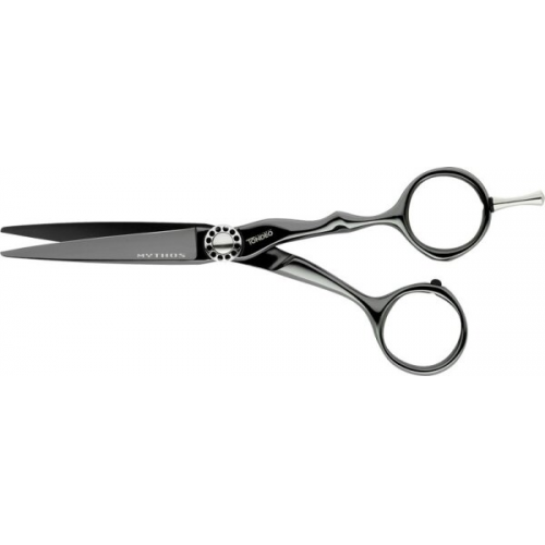 TONDEO Premium-Line Mythos Black Offset Conblade Friseurschere 5.5