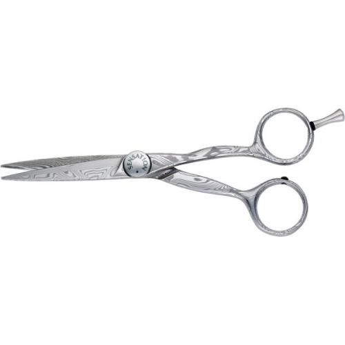 TONDEO Premium-Line Sensation Damast Offset Friseurschere 5.5