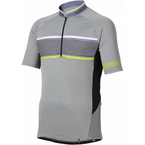 Apura Herren Trikot Classic Jersey XL hellgrau-melange/lime