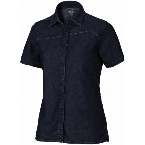 Bulls Workwear Damen kurzarm Bluse XXL denim