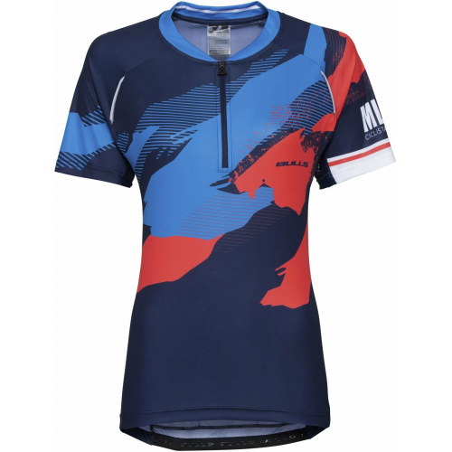 BULLS Damen Trikot MLRCA Ltd. 3XL dark blue/peach/ocean blue