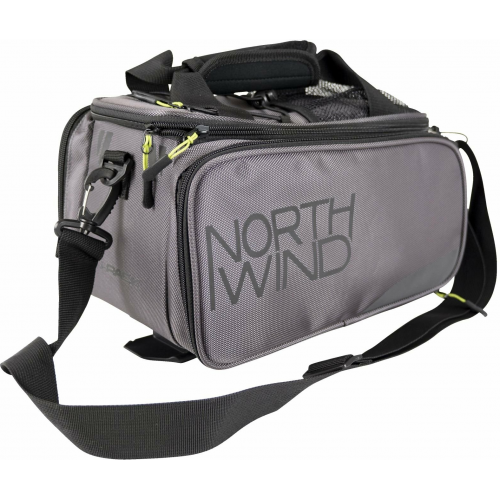 Northwind Gepäckträgertasche Smartbag Touring i-Rack II (grau/lime)