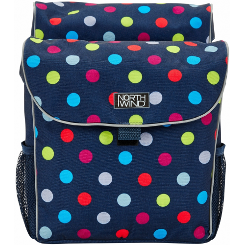 Northwind Doppeltasche Dots Junior blau