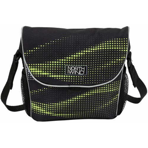 Northwind Lenkertasche Junior Waves black lime