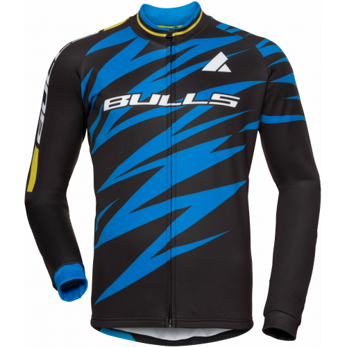 BULLS Langarmtrikot Team Langarm Trikot S schwarz/blau