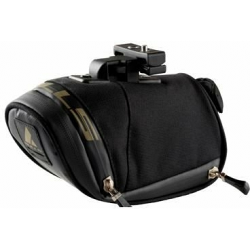 BULLS Satteltasche (M) inklusive Adapter schwarz/gold