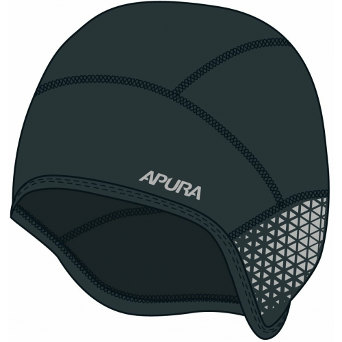 Apura Helmmütze Windblock Pro Light S/M schwarz