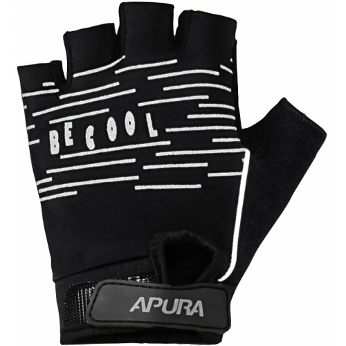 Apura Kinder Handschuh Glove Stripe L schwarz/reflective