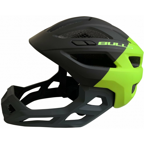 BULLS Fahrradhelm Comox FF 2.0 Youth 49-53 cm black/lime