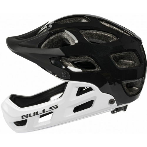 BULLS Fahrrad-Helm Whistler CG 52-56 cm black/white matt