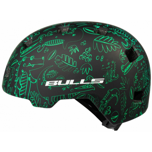 BULLS Fahrrad-Helm Juveno 48-53 cm black/blue/green