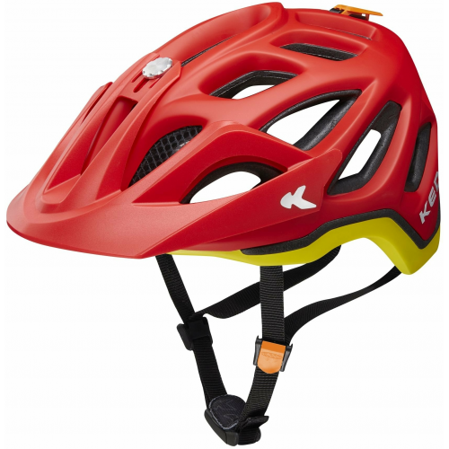 KED Fahrradhelm Trailon 52-58 cm red yellow matt