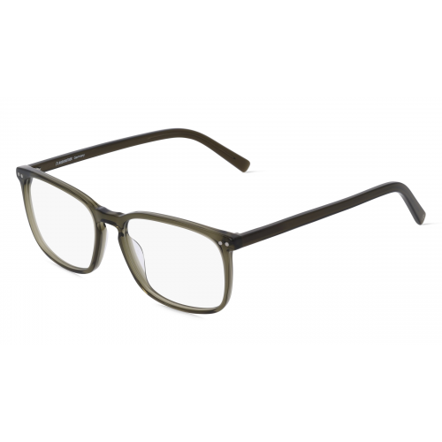 Rodenstock 5357 Unisex-Brille inkl. Gläser Vollrand Eckig Kunststoff-Gestell 54mm/17mm/145mm, grün