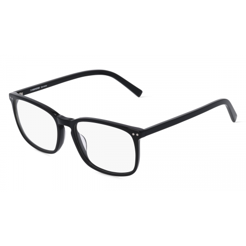 Rodenstock 5357 Unisex-Brille inkl. Gläser Vollrand Eckig Kunststoff-Gestell 54mm/17mm/145mm, schwarz