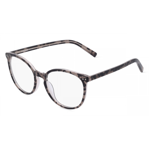 Rodenstock 5358 Unisex-Brille inkl. Gläser Vollrand Rund Kunststoff-Gestell 51mm/18mm/140mm, grau