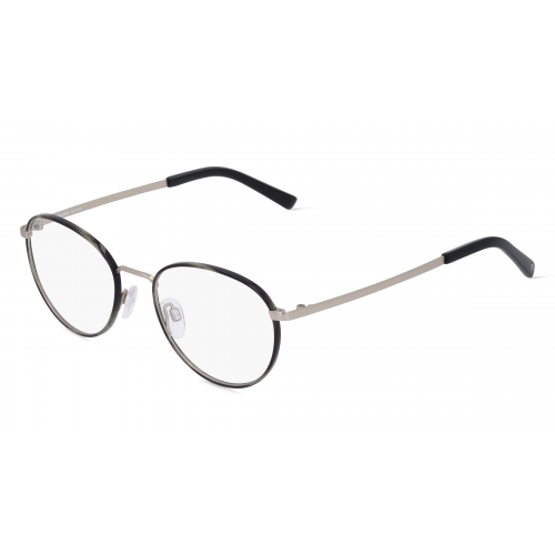 Rodenstock 2656 Unisex-Brille inkl. Gläser Vollrand Rund Metall-Gestell 51mm/19mm/140mm, grün