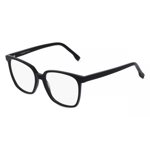 Rodenstock 5352 Unisex-Brille inkl. Gläser Vollrand Eckig Acetat-Gestell 54mm/16mm/140mm, schwarz