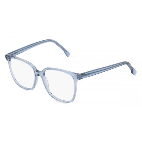 Rodenstock 5352 Unisex-Brille inkl. Gläser Vollrand Eckig Acetat-Gestell 54mm/16mm/140mm, blau