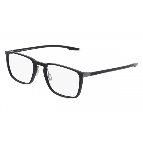 Porsche Design 8732 Unisex-Brille inkl. Gläser Vollrand Rechteckig Kunststoff-Gestell 55mm/20mm/145mm, grau